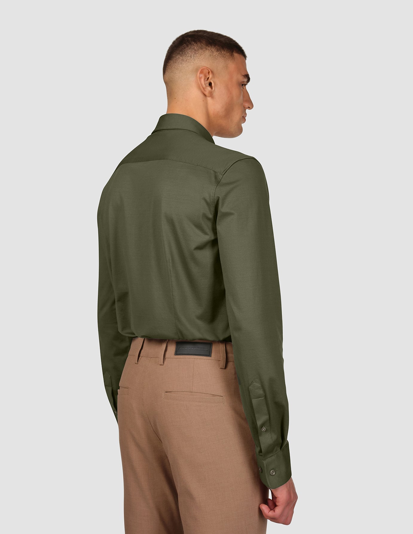 Classic Shirt Clover Green Slim