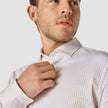 Classic Shirt Grey Lilac Stripes Regular