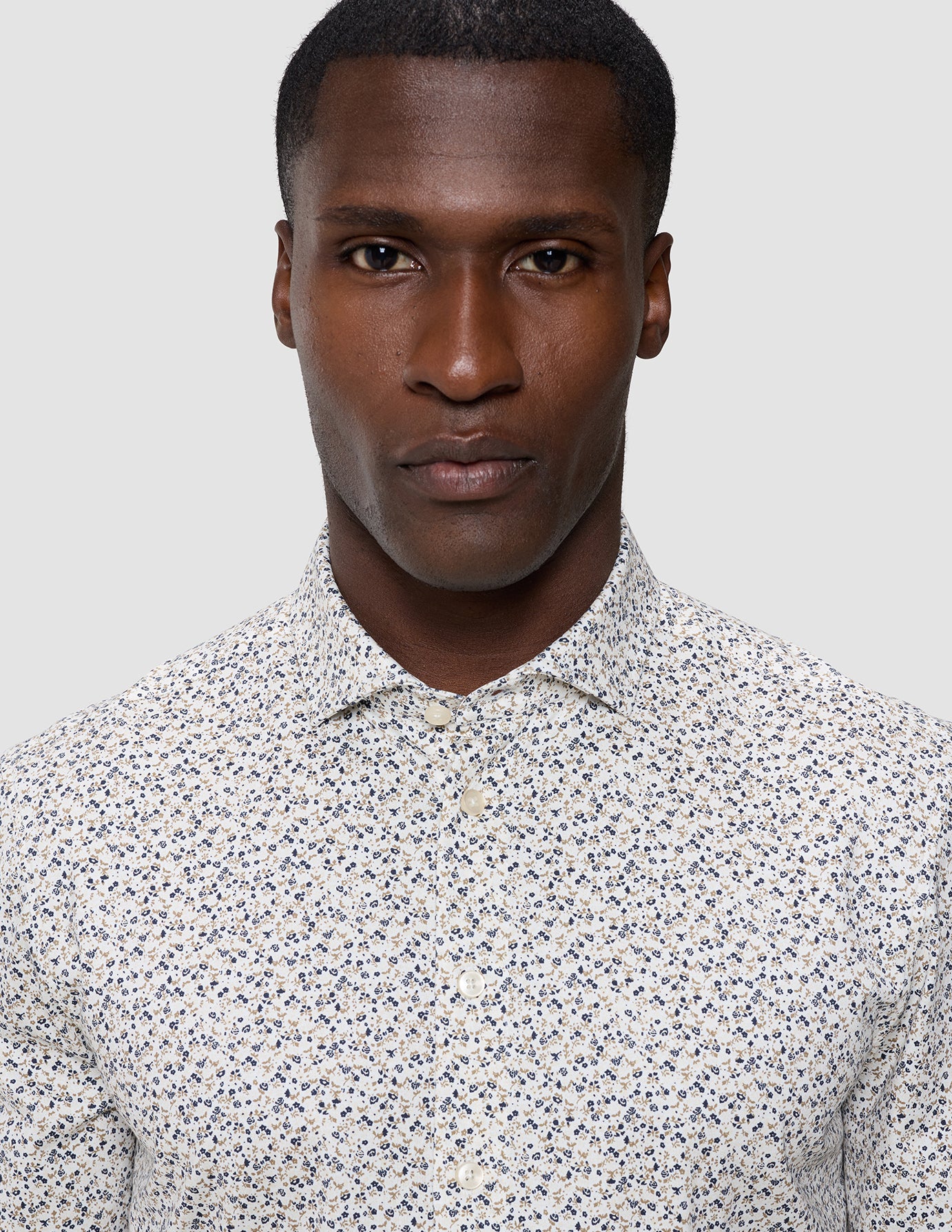 Classic Shirt Bluebell Flowers Regular