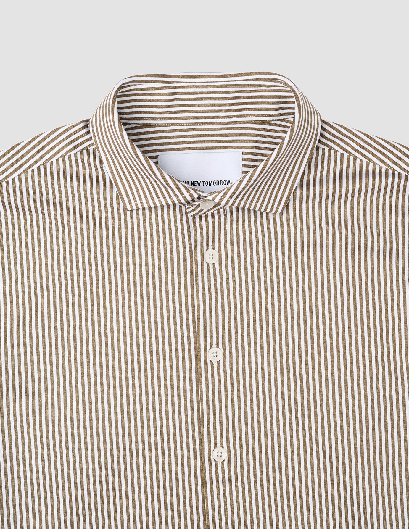 Classic Shirt Shadow Brown Stripe Regular