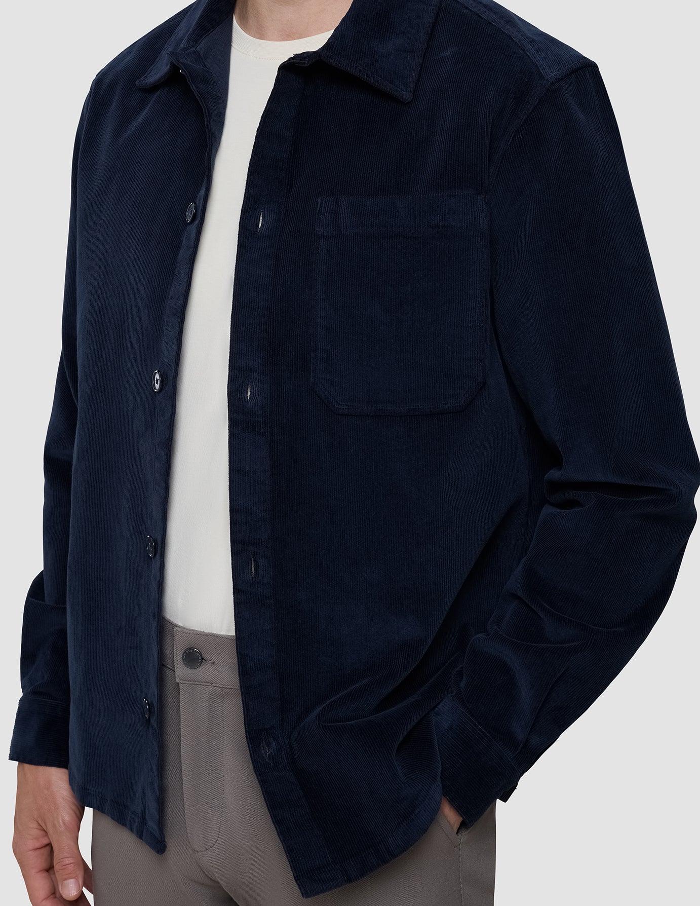 Corduroy Overshirt Dark Navy
