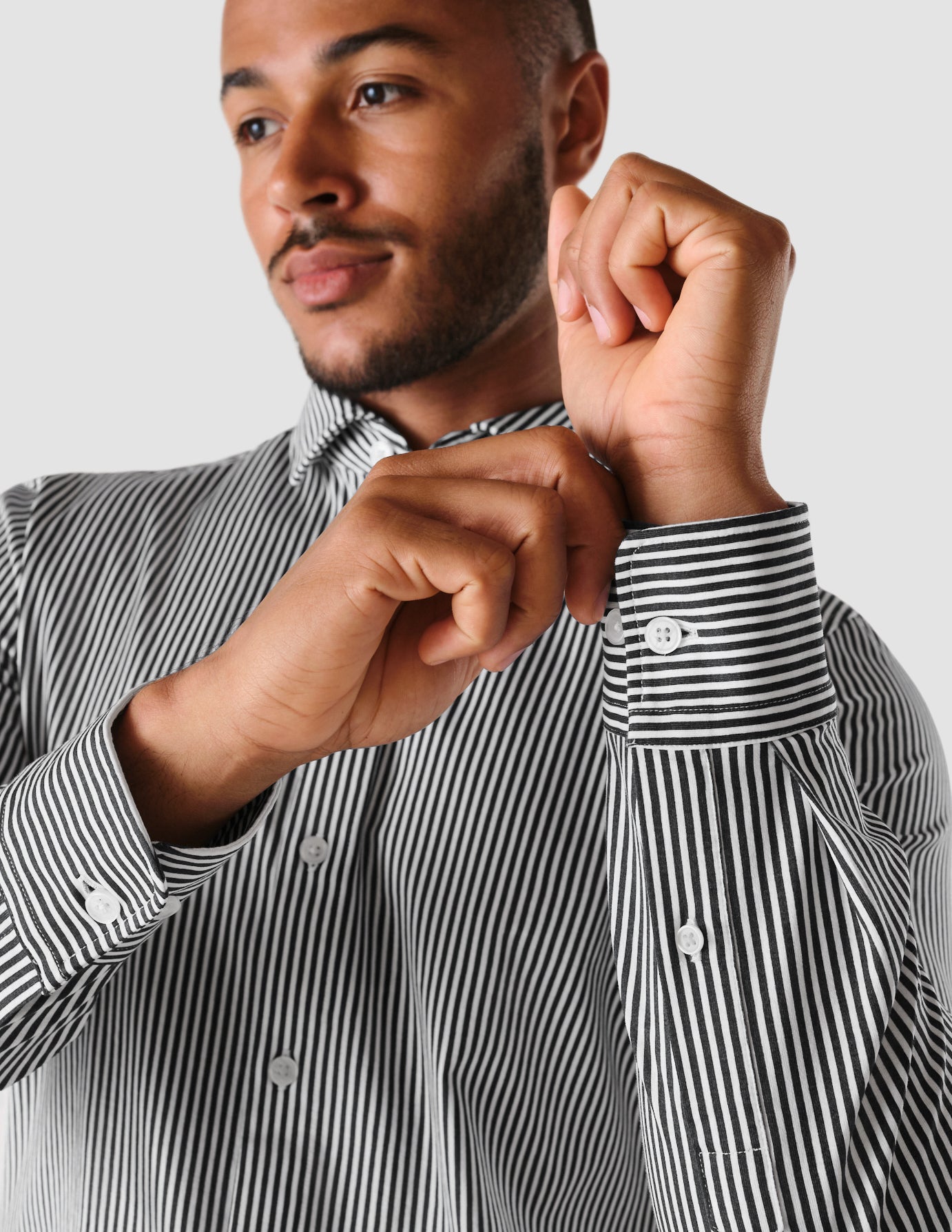 Classic Shirt Navy Stripes Regular