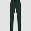 Mørkegrønne Ease Pants Slim Northern Pine i slim fit, med knappelukking og 360°-stretch.