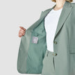 Essential Blazer Calm Green Melange