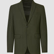 Essential Blazer Regular Moss Green Pinstripe