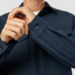 Essential Overshirt Navy Melange