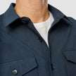 Essential Overshirt Navy Melange