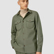 Essential Overshirt Nightfall Green Melange