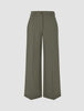 Essential Pants Wide Dark Olive