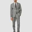 Essential Suit Pants Regular Dark Grey Melange