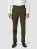 Essential Suit Pants Regular Moss Green Pinstripe