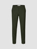 Essential Suit Pants Regular Moss Green Pinstripe