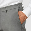 Essential Suit Pants Slim Dark Grey Melange