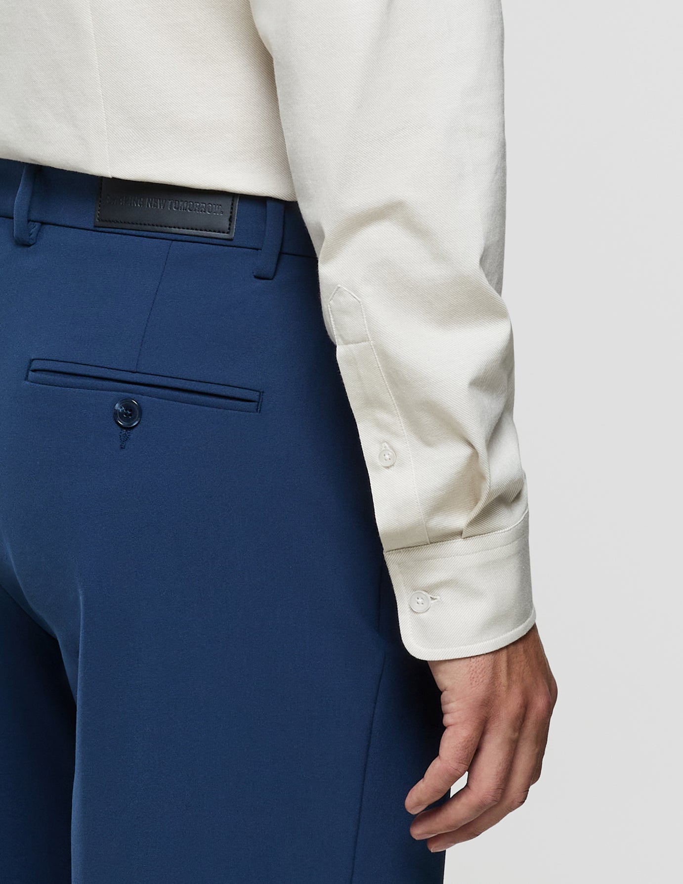 Essential Suit Pants Relaxed Fit Marine Blue