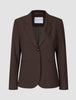 Women's Essential Fitted Blazer Espresso