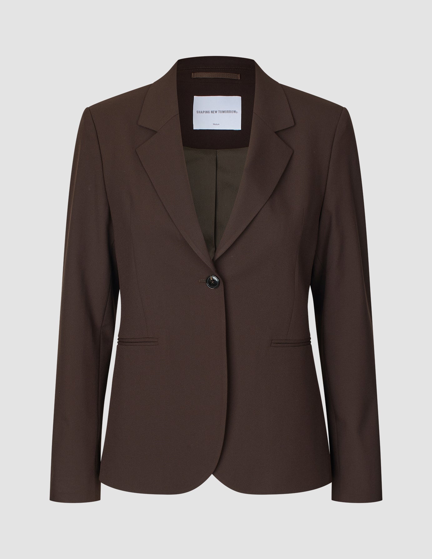 Women's Essential Fitted Blazer Espresso