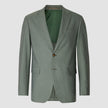 Essential Blazer Slim Green Melange