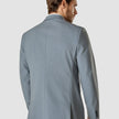 Essential Blazer Light Blue Melange Slim