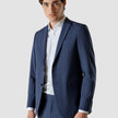 Essential Blazer Slim Marine Blue