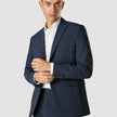 Essential Blazer Navy Melange Regular