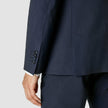 Essential Blazer Navy Melange Slim