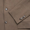 Essential Blazer Slim Saddle Brown Melange