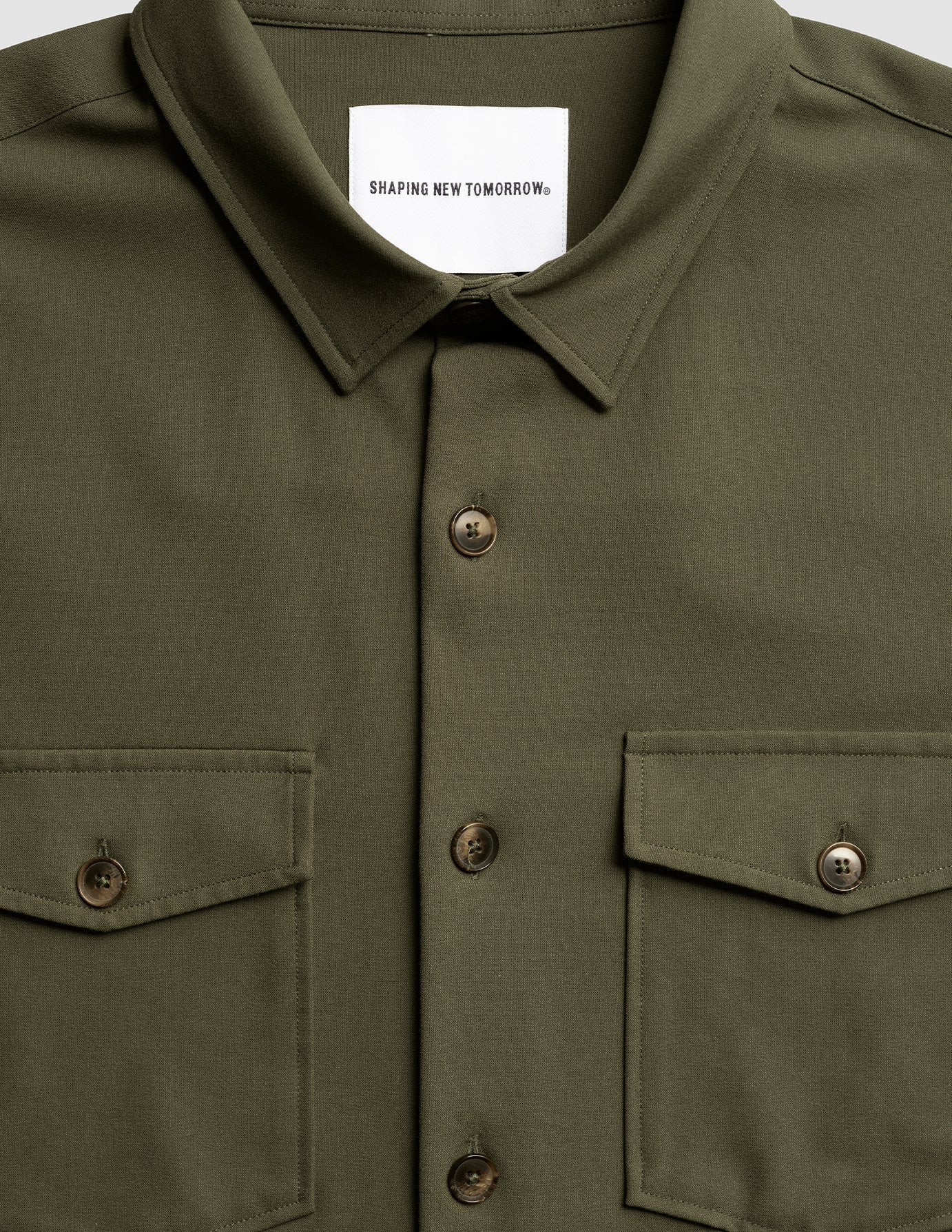 Essential Overshirt Clover Green
