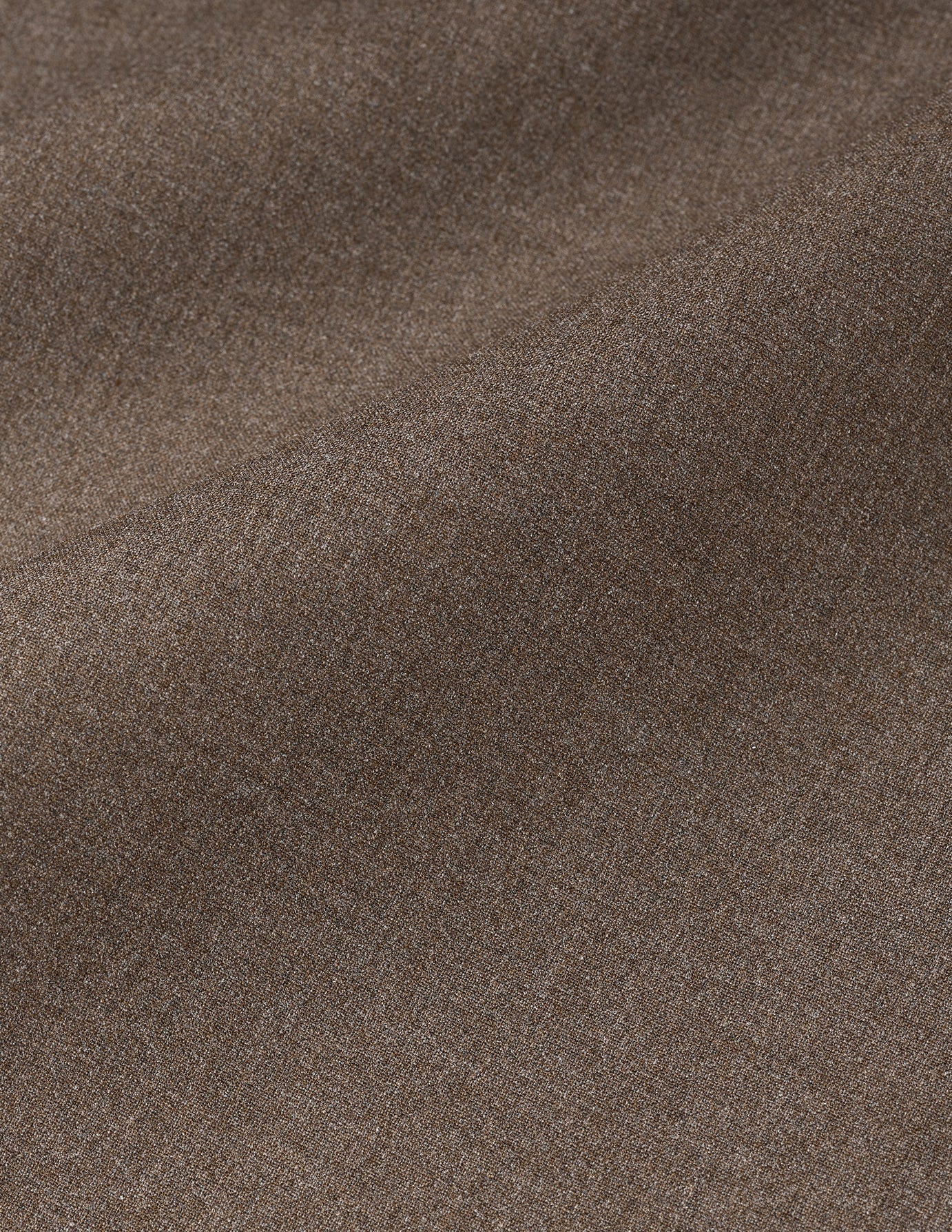 Essential Overshirt Saddle Brown Melange