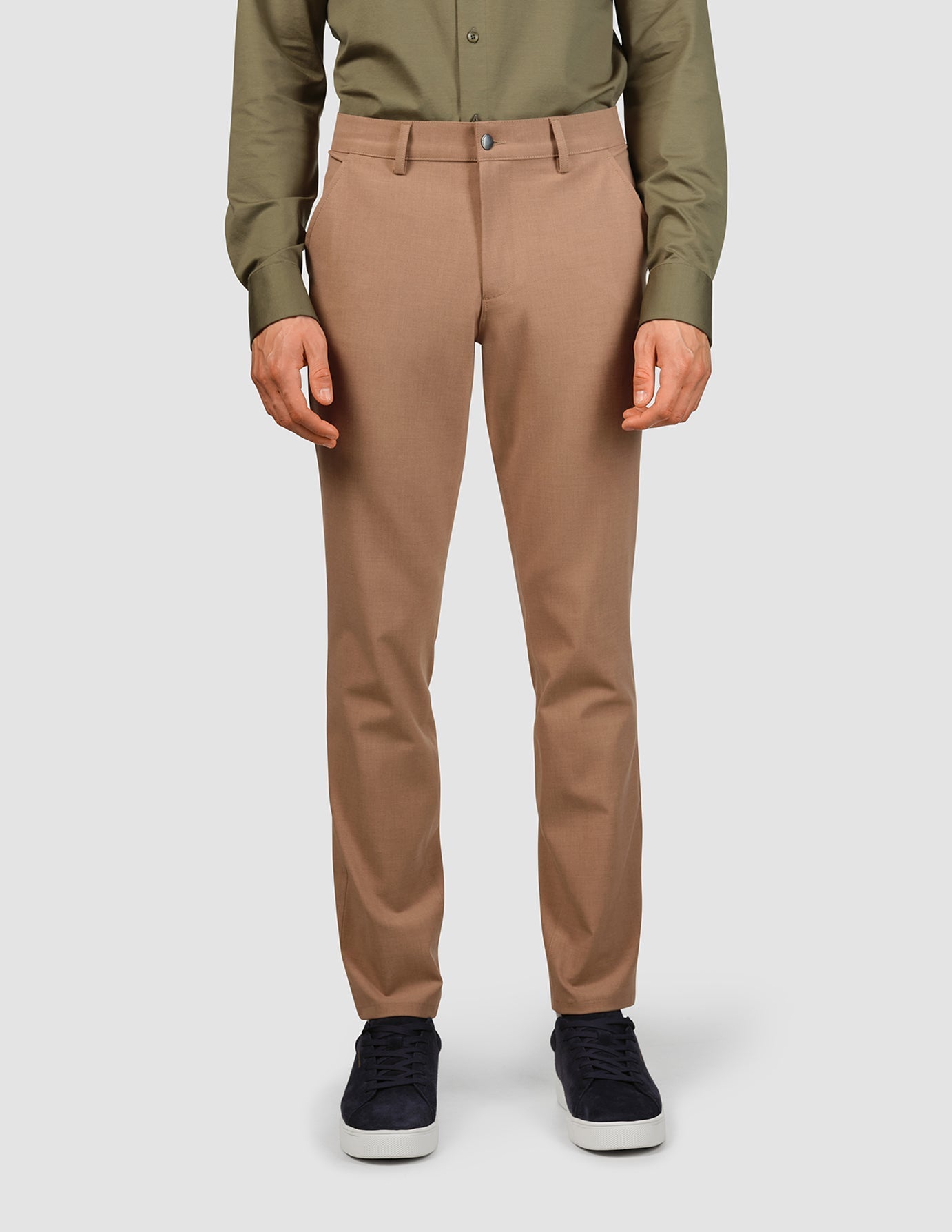 Essential Pants Regular Sand Melange