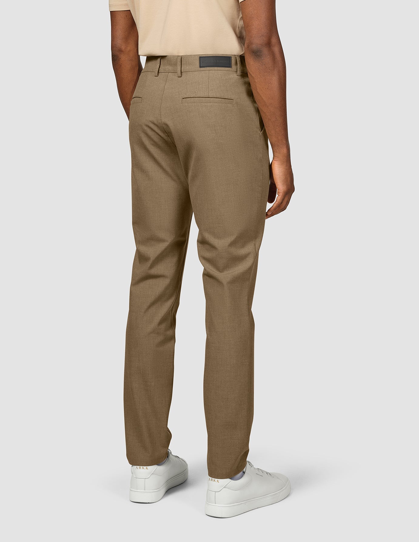 Essential Pants Slim Vintage Brown Melange