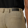 Essential Pants Slim Dark Beige Melange