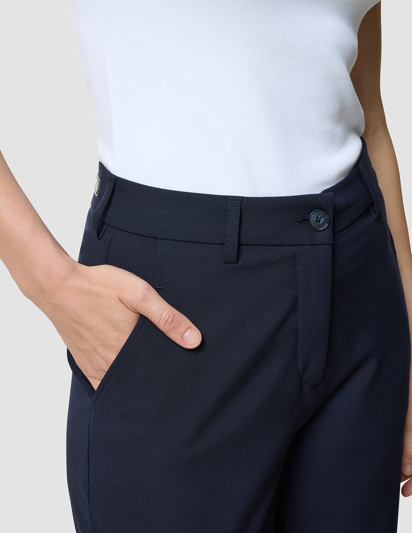 Essential Pants Straight Midnight Blue