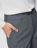 Women's Essential Pants Tapered Dark Grey Melange