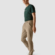 Essential Pants Slim Plaid Khaki