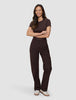 Women's Essential Pants Straight Espresso