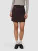 Women's Essential Short Skirt Espresso