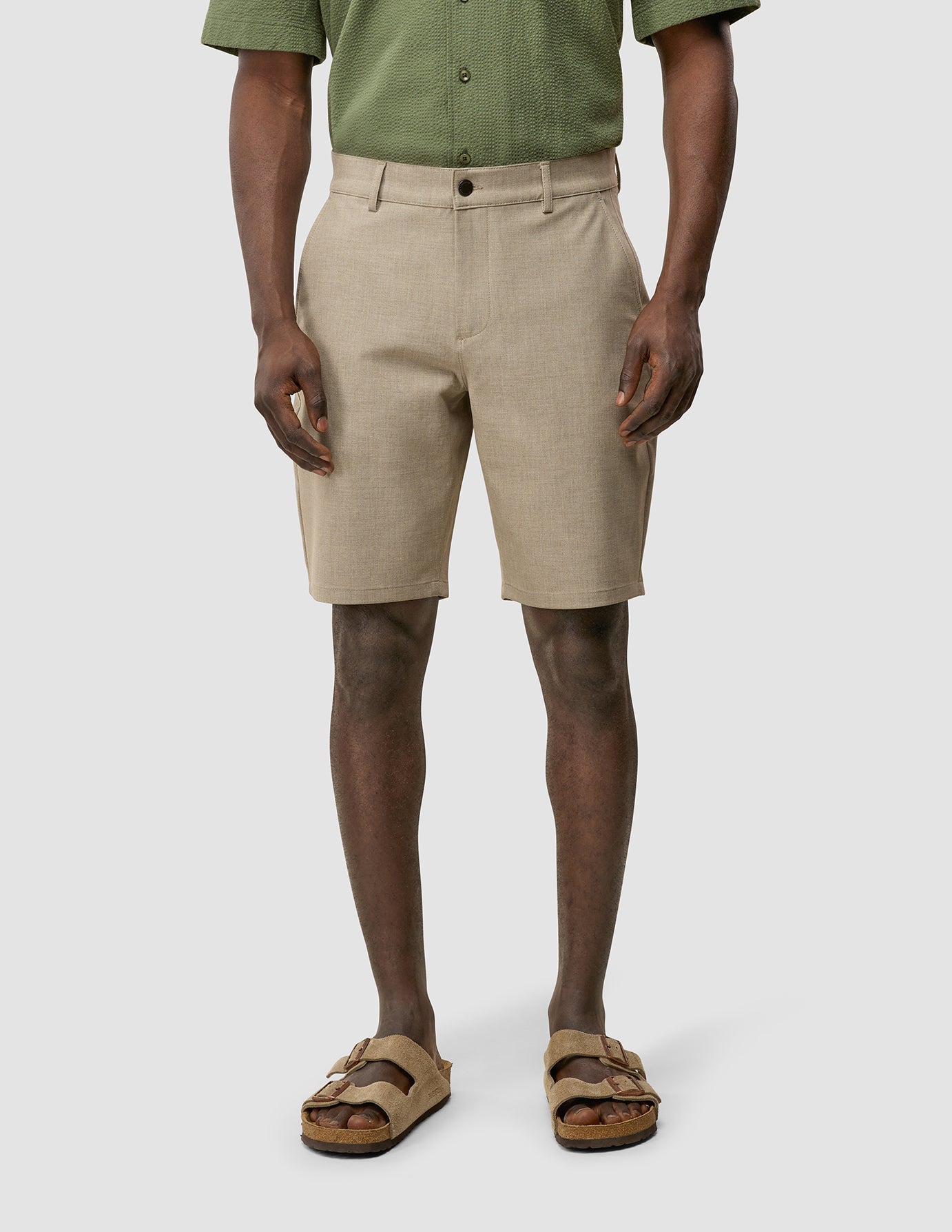 Essential Shorts Beige Melange