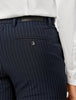 Essential Suit Pants Regular Navy Pinstripe