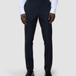 Essential Suit Pants Slim Navy Stripes