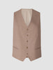 Essential Vest Dusty Lilac Melange