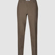 Essential Suit Pants Slim Saddle Brown Melange