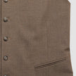 Essential Vest Saddle Brown Melange
