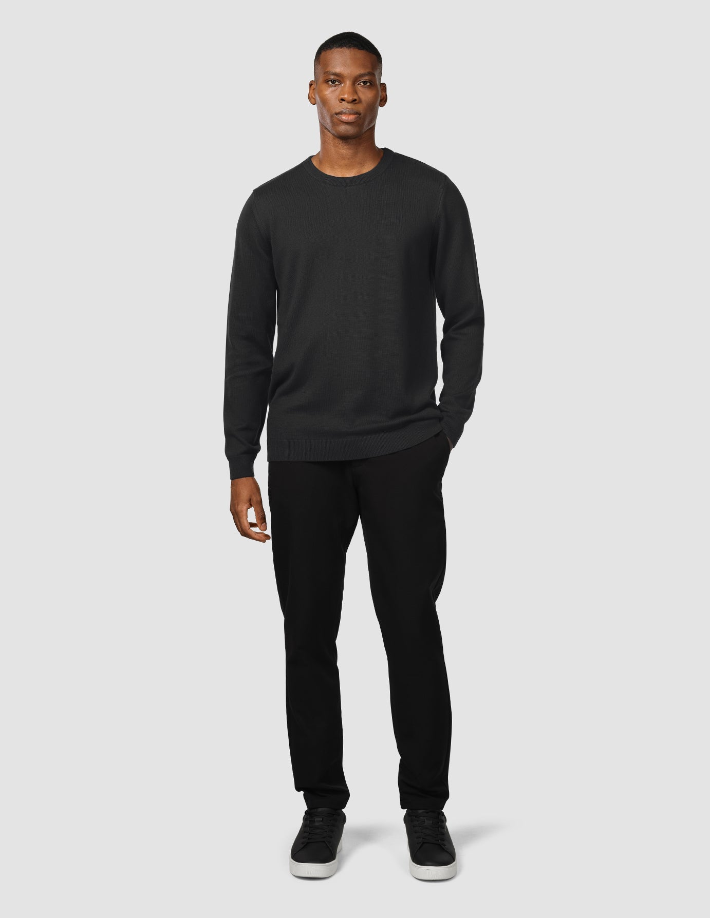 Everyday Knit Crewneck Black