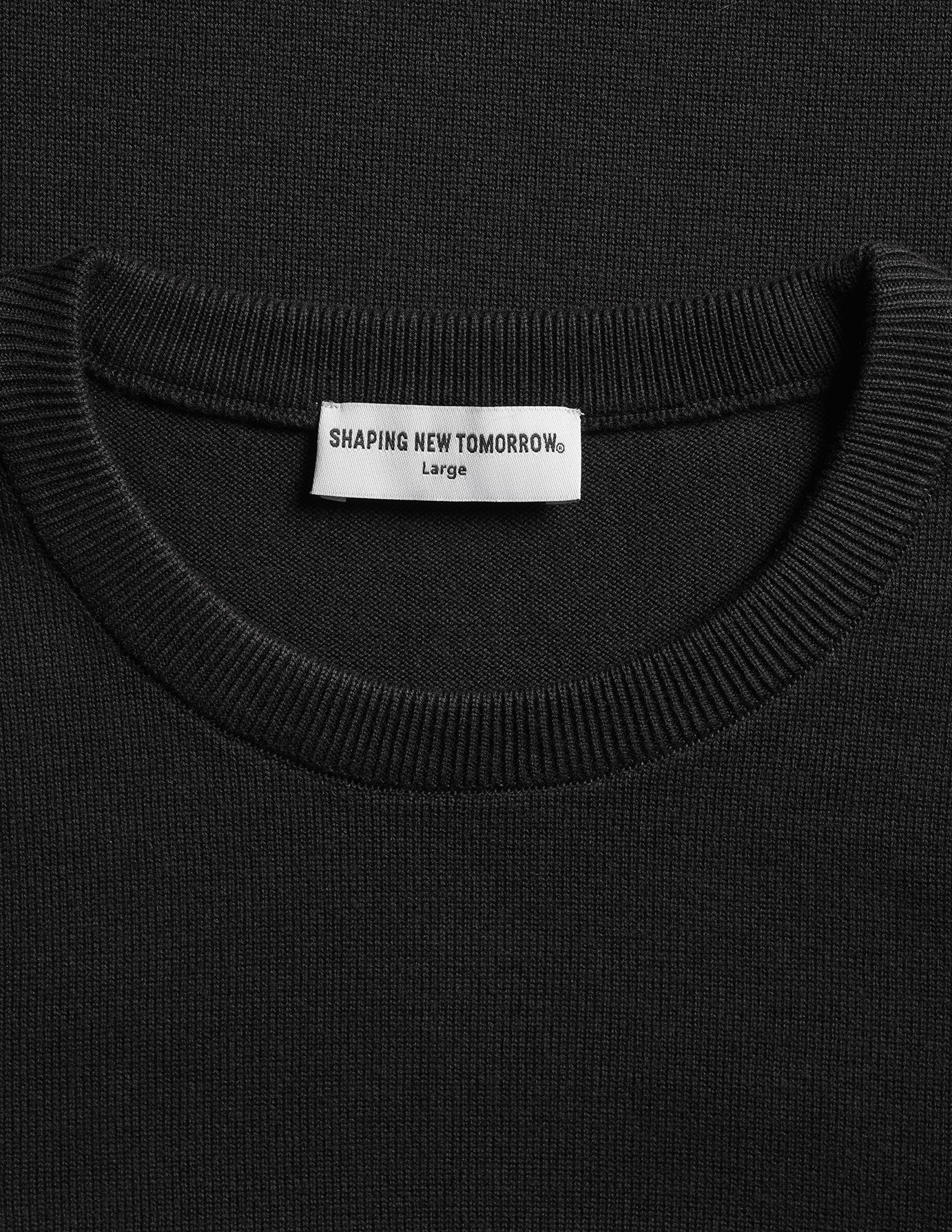 Everyday Knit Crewneck Black