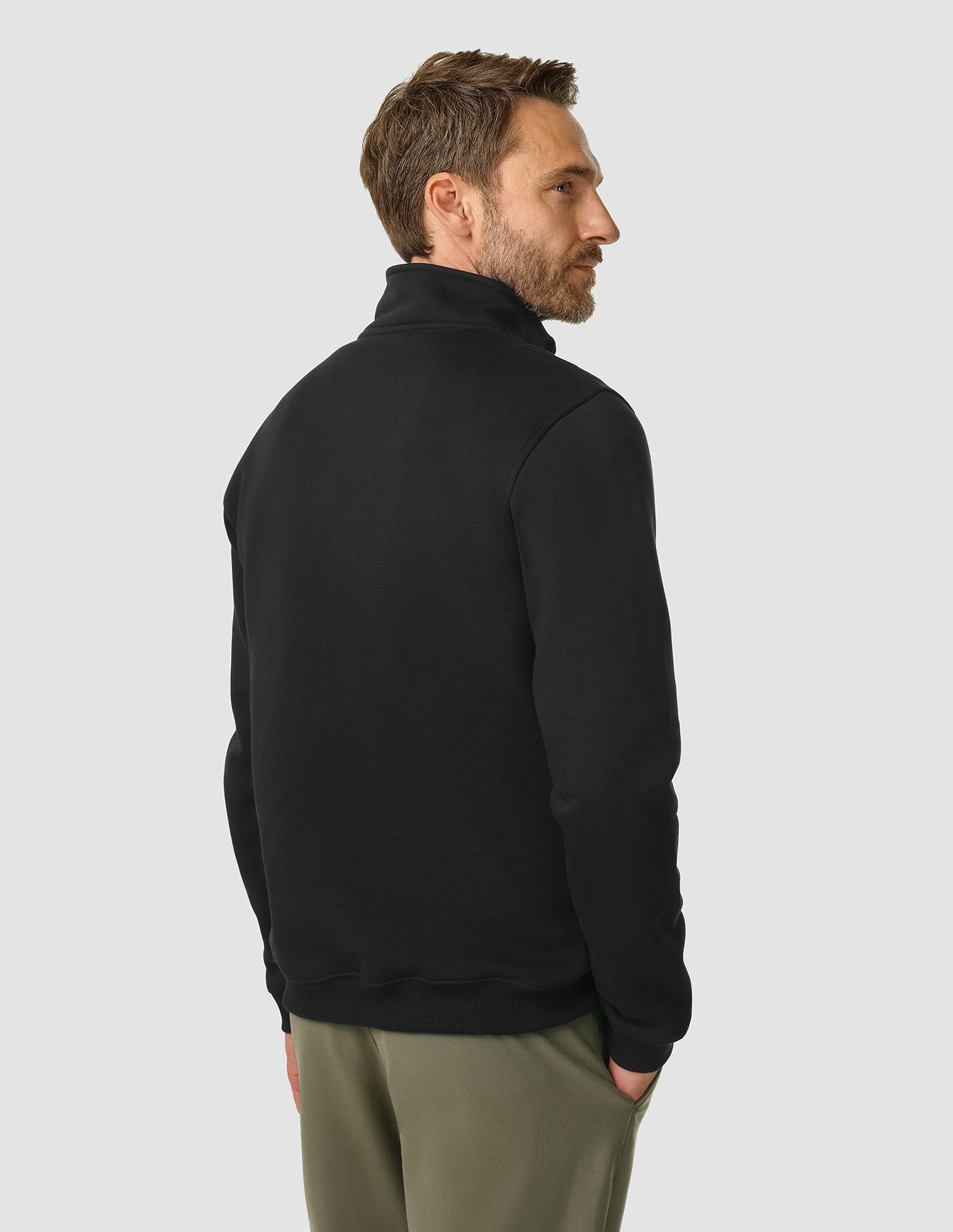 Everyday Half Zip Black