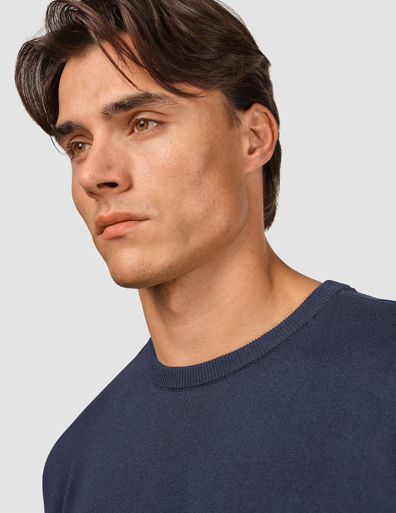 Everyday Knit Box Fit T-shirt Navy