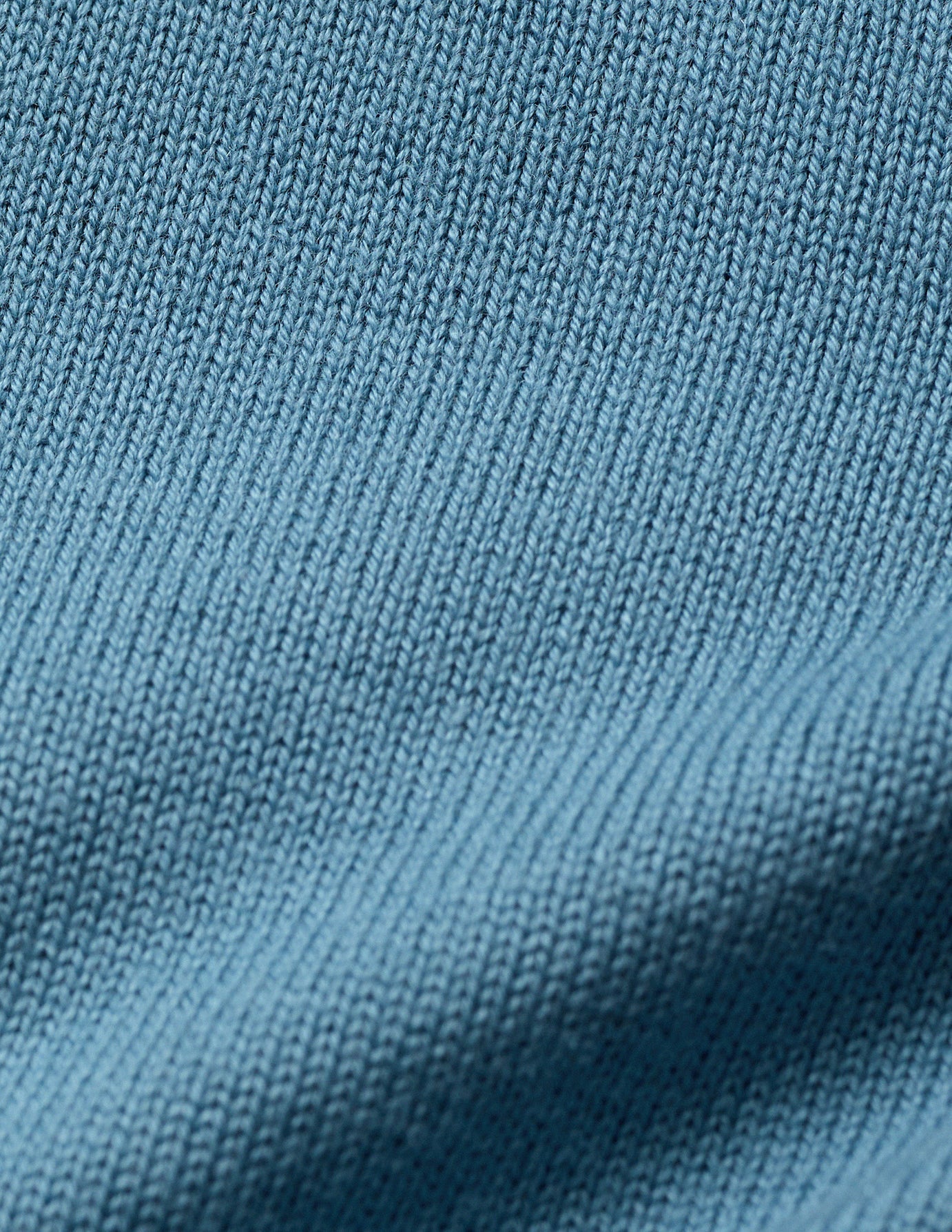 Everyday Knit Short Sleeve Polo Blue Mirage