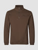 Everyday Half Zip Saddle Brown