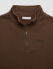 Everyday Half Zip Saddle Brown
