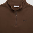 Everyday Half Zip Saddle Brown